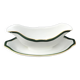 Saucière avec sous-assiette attachée antique Villeroy et Boch Boch Mettlach XIX siècle