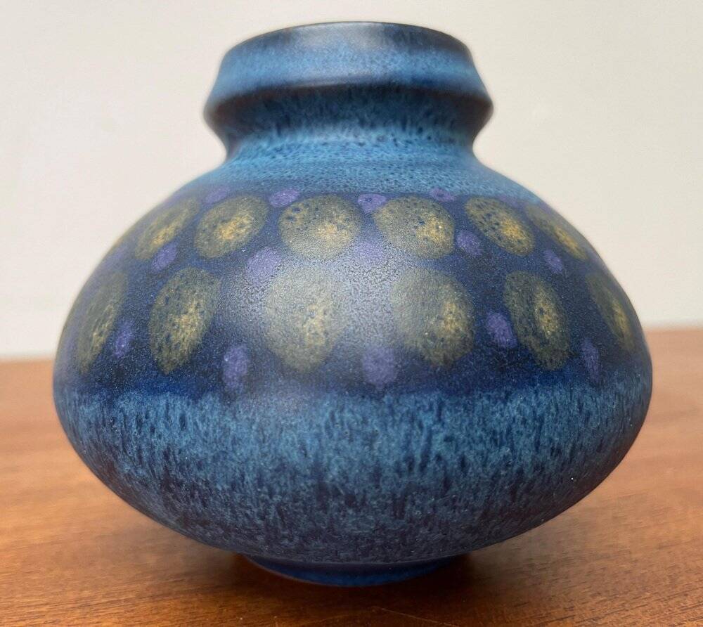 Vintage German ceramic vase from the Viola series by KMK Keramik Manufaktur Kupfermühle, 1970s.