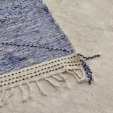 Berber carpet blue Zanafi style 186x316 cm