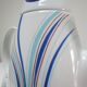 coffee maker and sugar porcelain blue décor design Bareuther 70s