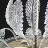 Art Deco Barovier e Toso Chandelier, Murano Glass, 1940s