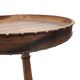 Antique French Gueridon With Raised Rim, mid 1800s