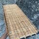 Vintage rattan wall coat rack