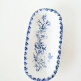 Porte-savon en Terre de Fer, Bleu, XIXème