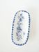 Ironstone soap dish, blue, 19th century