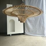 Suspension rattan saucer iron frame D:120 H:60