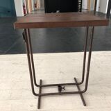 Table d'appoint industrielle en fer