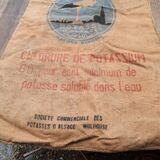 9 potash burlap bag from alsace