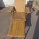 Chaise longue en rotin