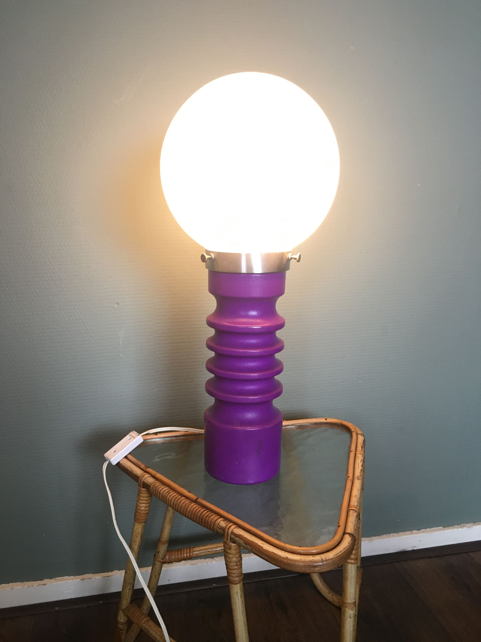 Vintage German Table Lamp, 1970s