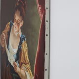 Femme huile sur toile signée