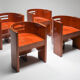 Fauteuil moderniste en acajou - années 1930