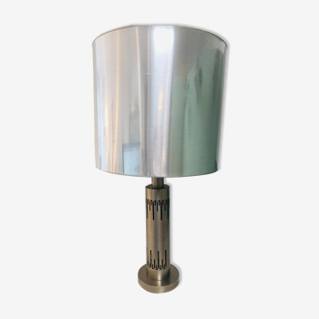 Vintage aluminum lamp, 1970