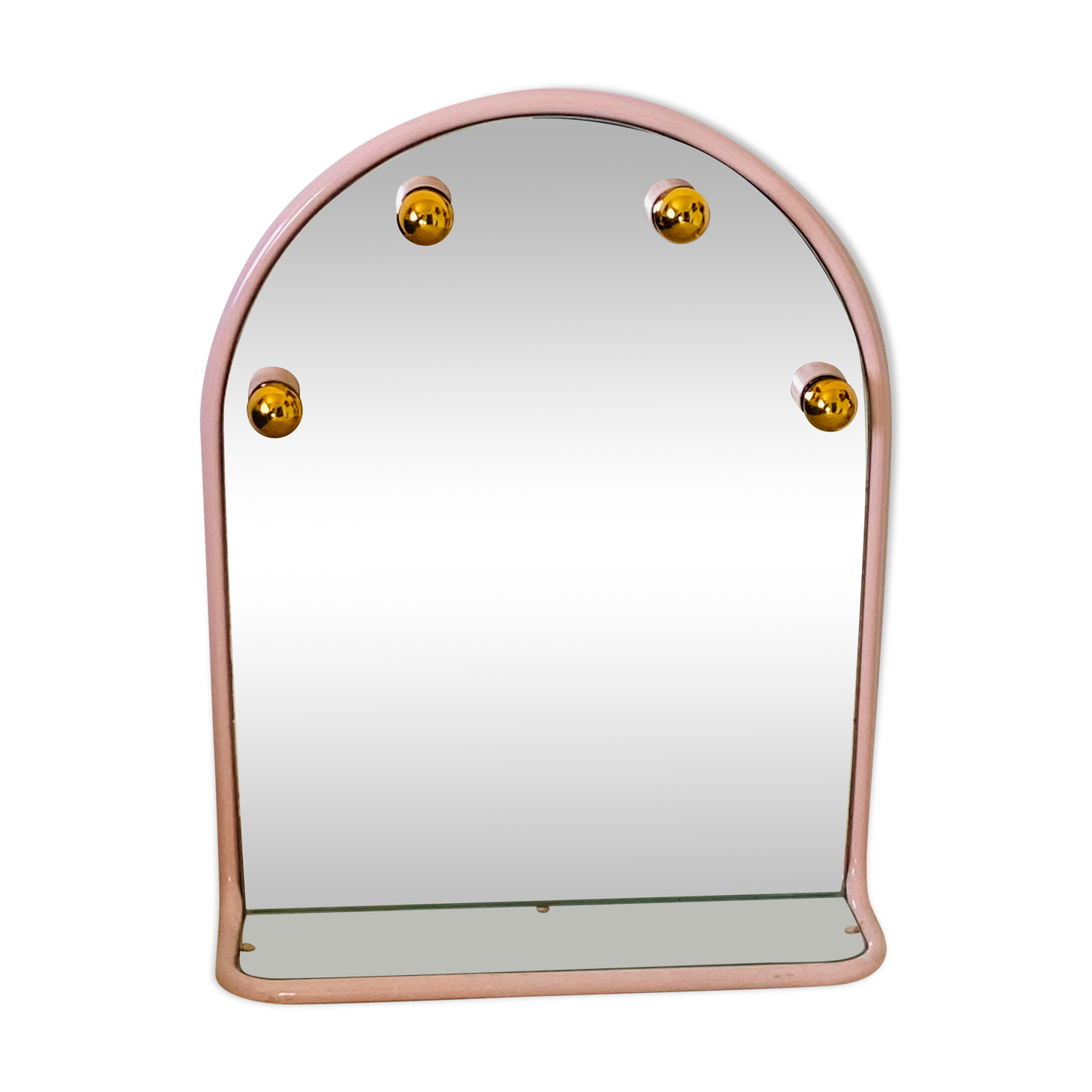 Bright bathroom mirror 80s