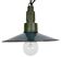 Industrial Blue Enamel Military Pendant Lamp with Cast Aluminium Top, 1960