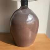 Purple ceramic lamp