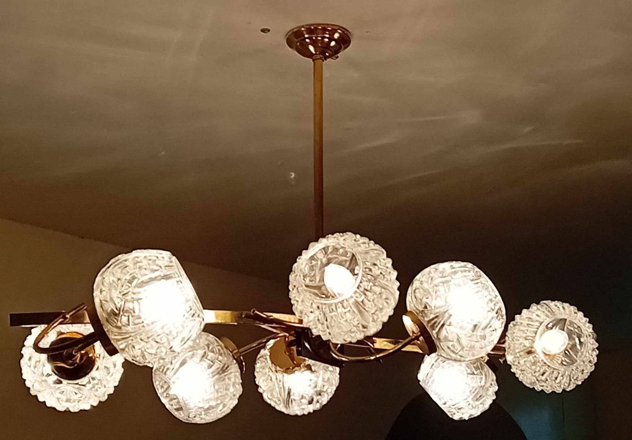Large maison Arlus chandelier 40s/50s
