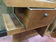 André Sornay walnut wooden headboard with brass nail assembly