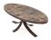 Table Brutaliste ovale