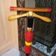 Valet de chambre soldat multicolore en bois