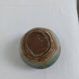 Handcrafted glazed stoneware flower vase