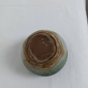 Vase pique fleurs en grès émaillé artisanale