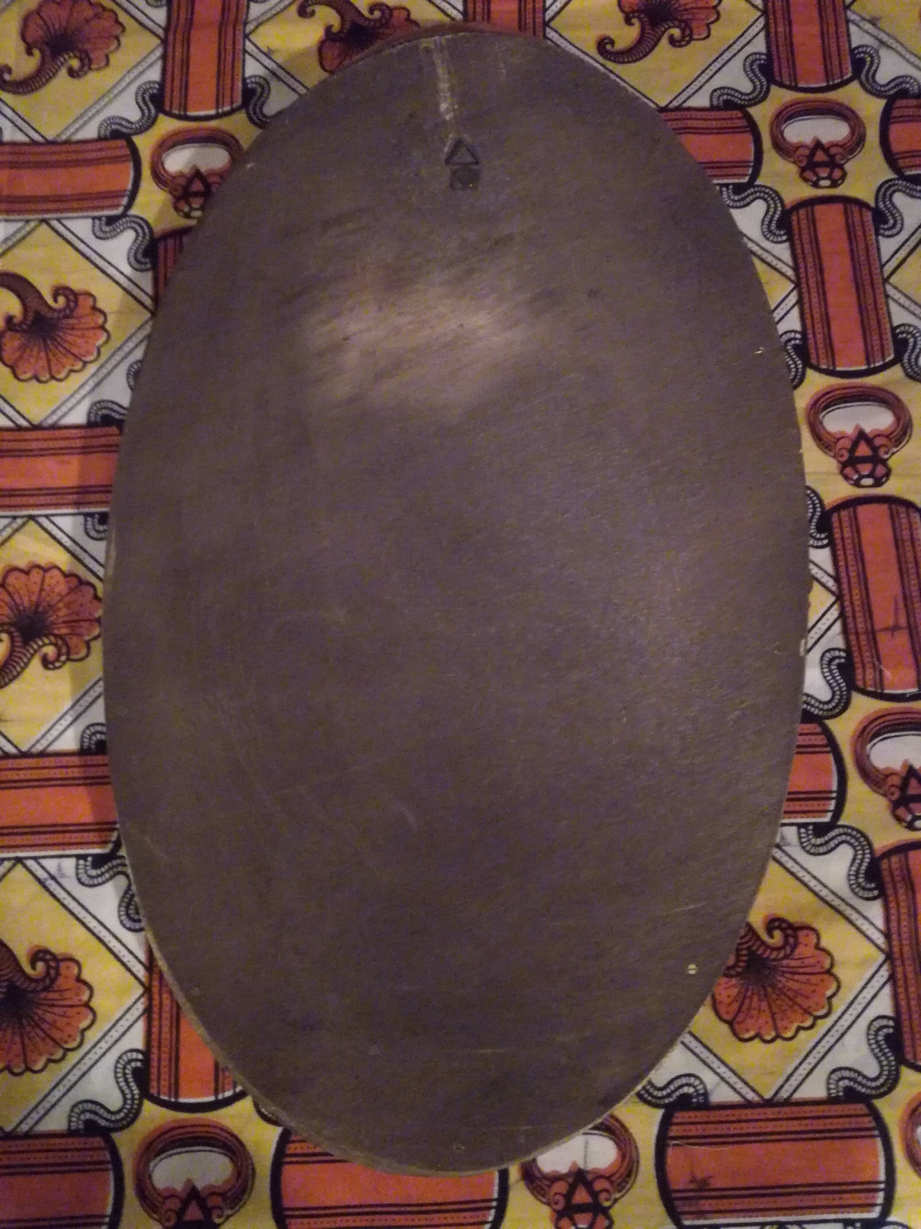 Old mirror with roses