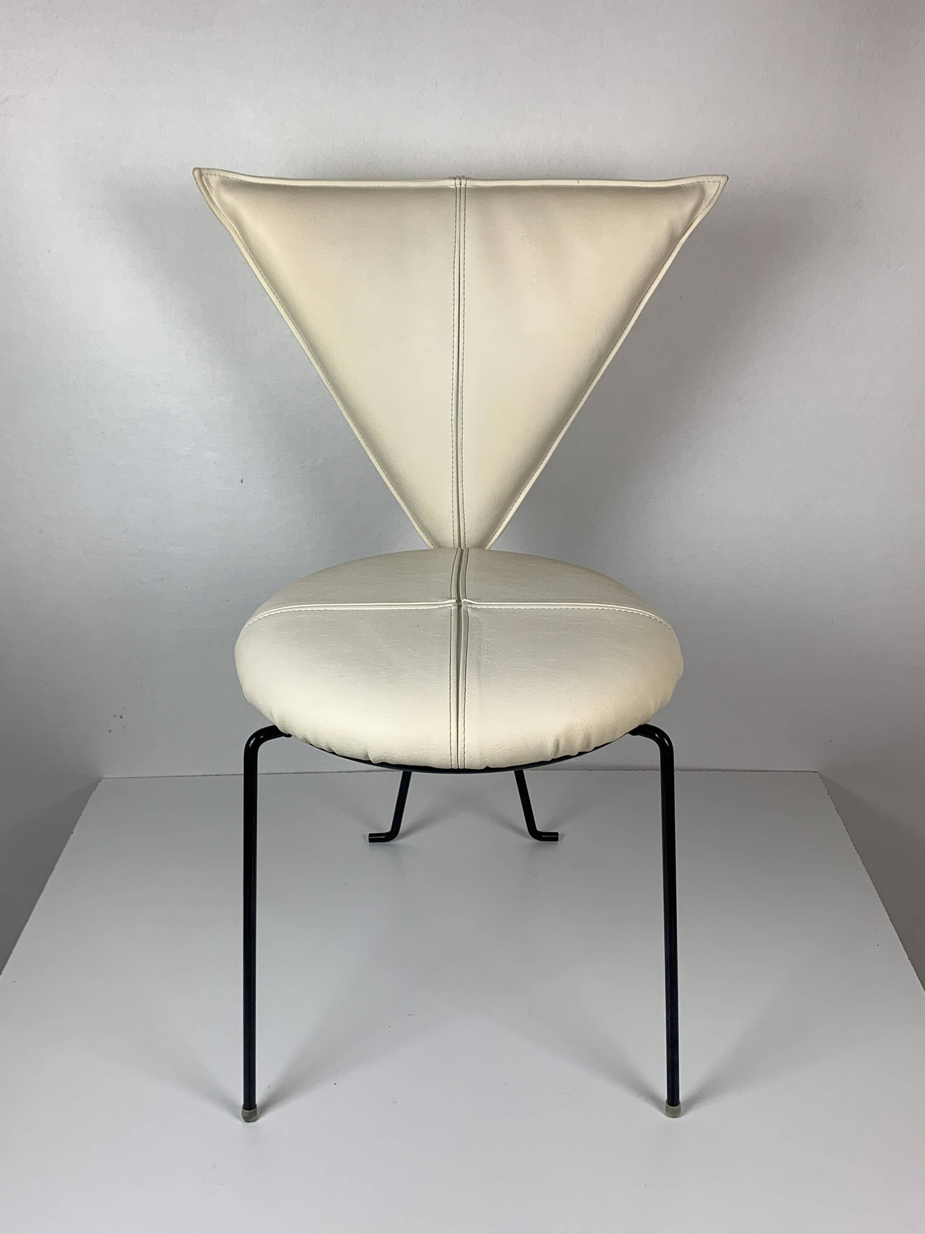 Set of 8 and one post modern dining chairs, 1980s by Lübke