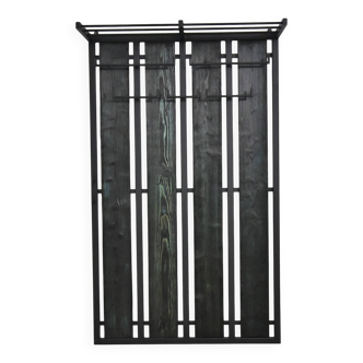 Armoire Vintage, Porte-manteau mural de style industriel, années 70.