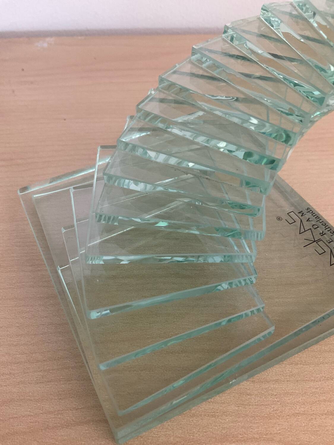 Daskas Amsterdam glass candle holder from the 80s