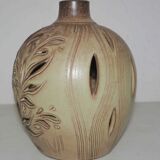 Pied de lampe ou veilleuse vintage J Mateo Vallauris en grès