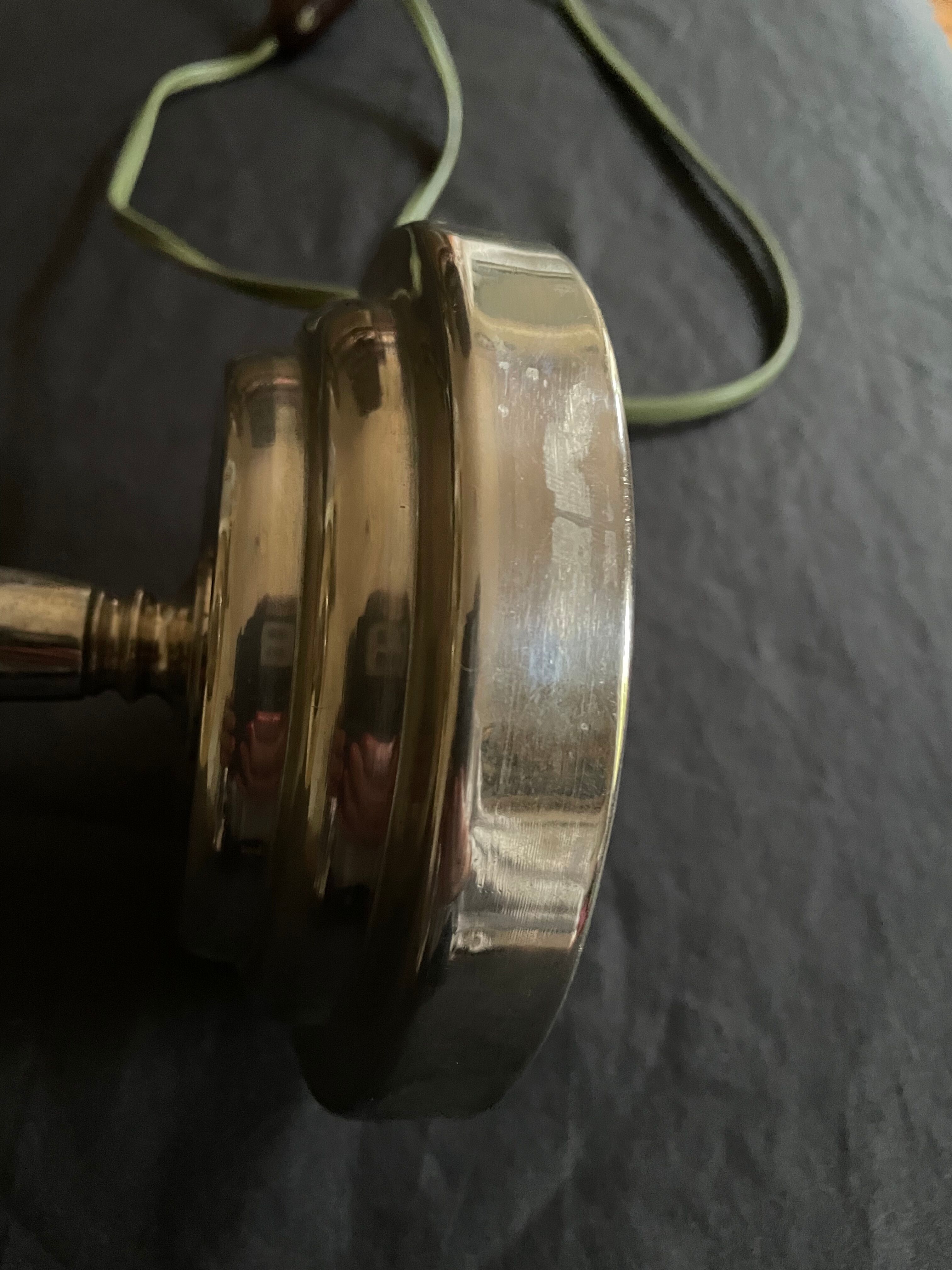 Art deco chrome mushroom lamp