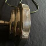 Art deco chrome mushroom lamp