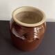 Enamelled stoneware pot