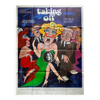 Affiche cinéma Taking off Milos Forman 1971