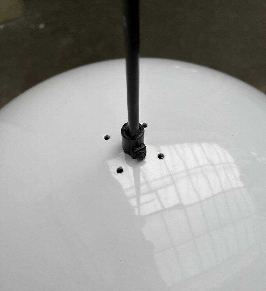 Sonorous Suspension Metal Mid-Century by Vico Magistretti for Oluce, 1970s