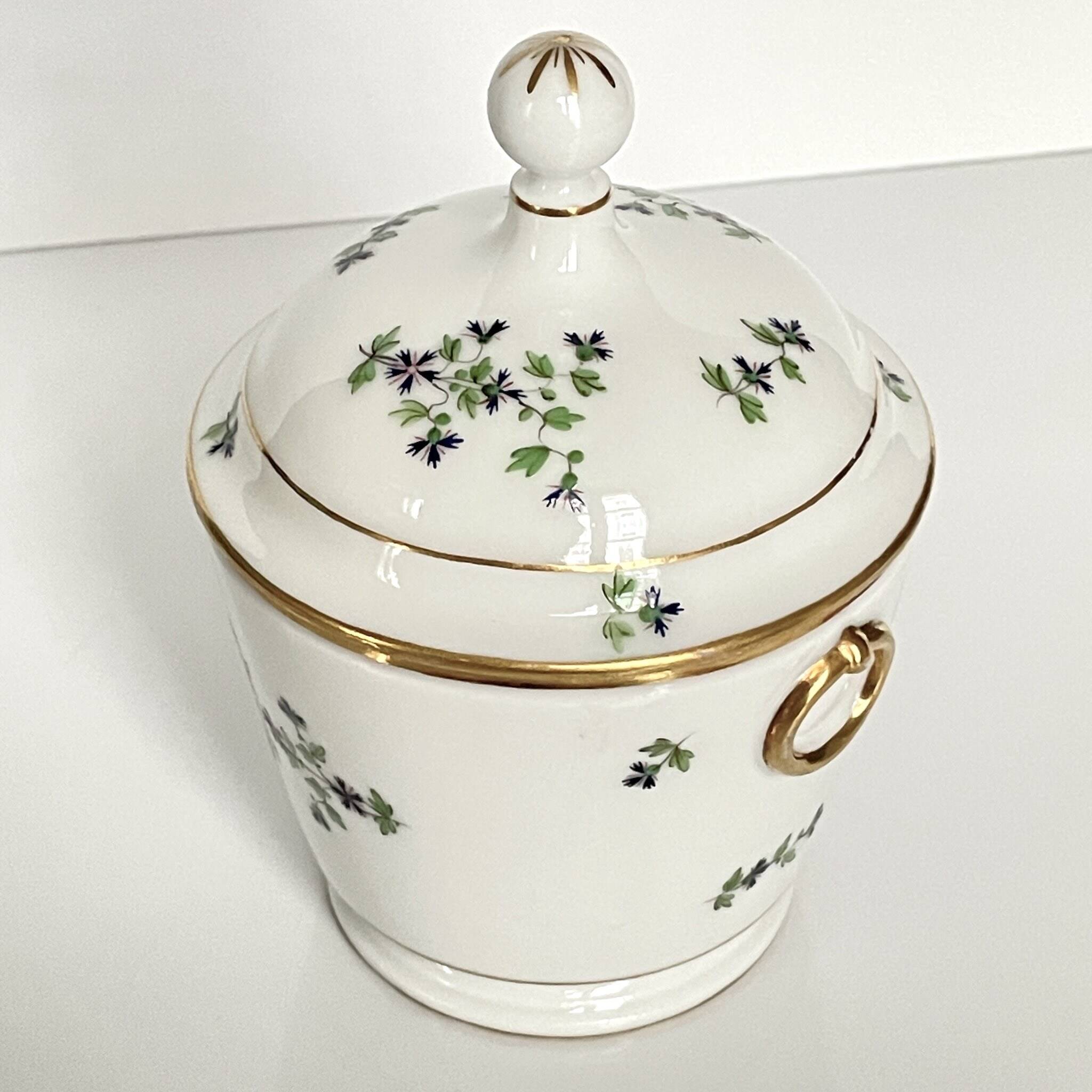 Porcelain Sugar Pot of the Duke of Angoulême | Barbeaux | 19th Century