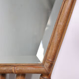 Coat rack bamboo cloakroom 1950