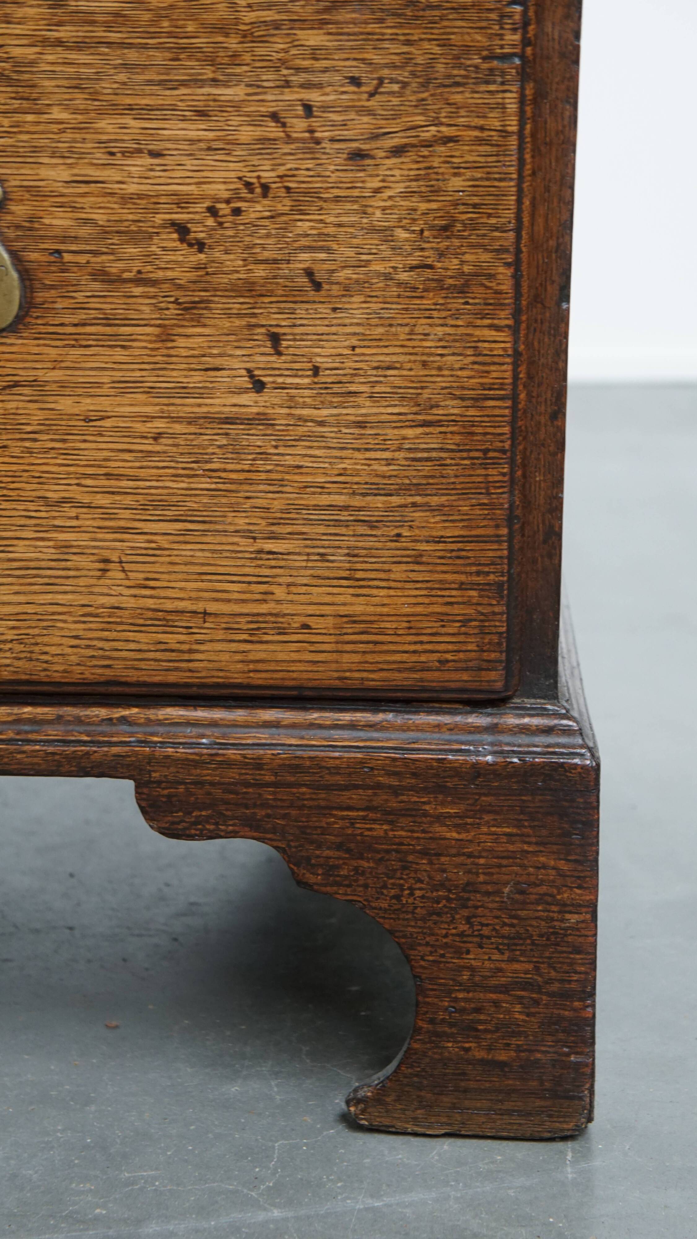 Antique 18th-Century English Oak Chest of Drawers