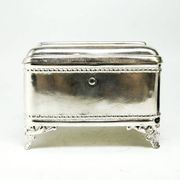 Sugar bowl, Eclecticism, silver-plated brass, Poland, 19th century
