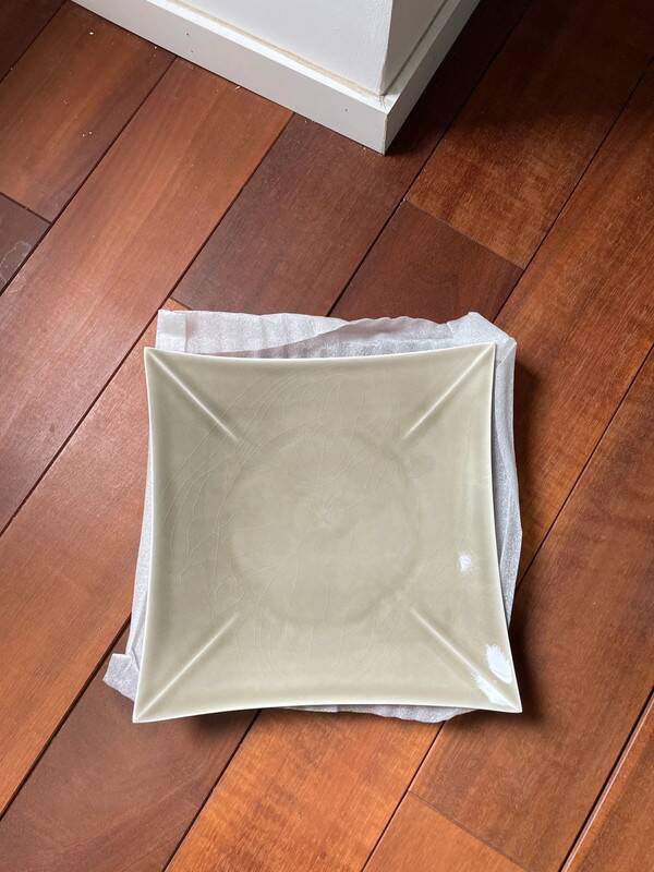 Square buffet plates - 24 cm - Kyoto model - Maison Montgolfier