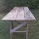 table tréteaux 2m atelier campagne ancienne