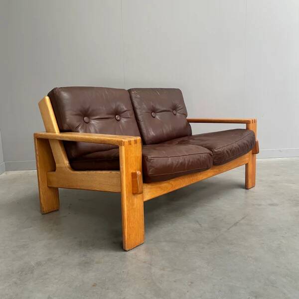 Vintage Asko Bonanza 2 seat sofa, Finland 1960s