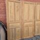 4 old cupboard doors in pitch pine