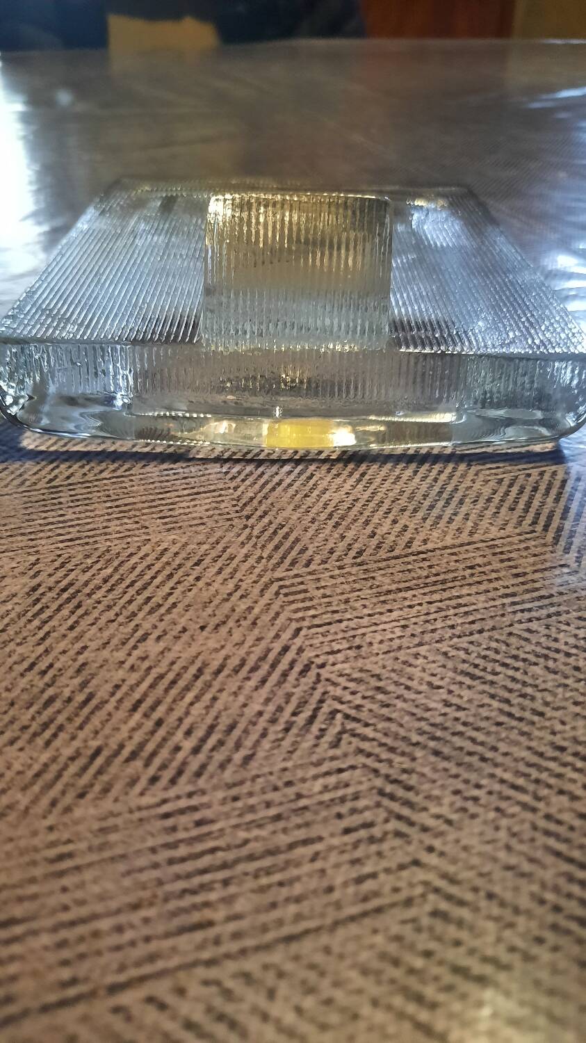 60s glass photo frame