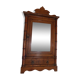 Wardrobe with mirror and drawer wooden