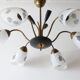 Chandelier 9 lights 1950-light vintage 50's rockabilly