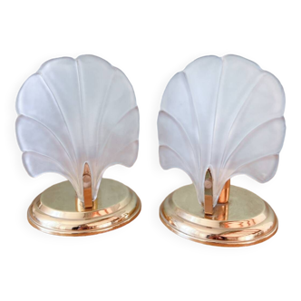 Vintage shell lamps