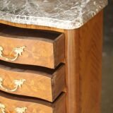 Splendid little wooden veneered week planner. Work from the Faubourg.