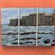 Triptych A Small Corner of Saint-Tropez 70 X 90 Painting of the Ponche Beach